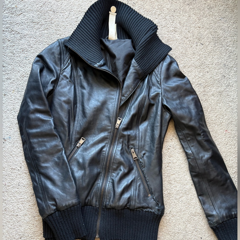 Soia & Kyo Black Leather Jacket